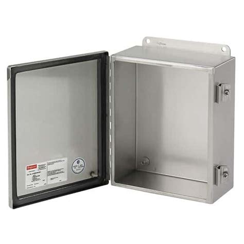 6 foot metal electical box with hinged lid|electrical junction boxes.